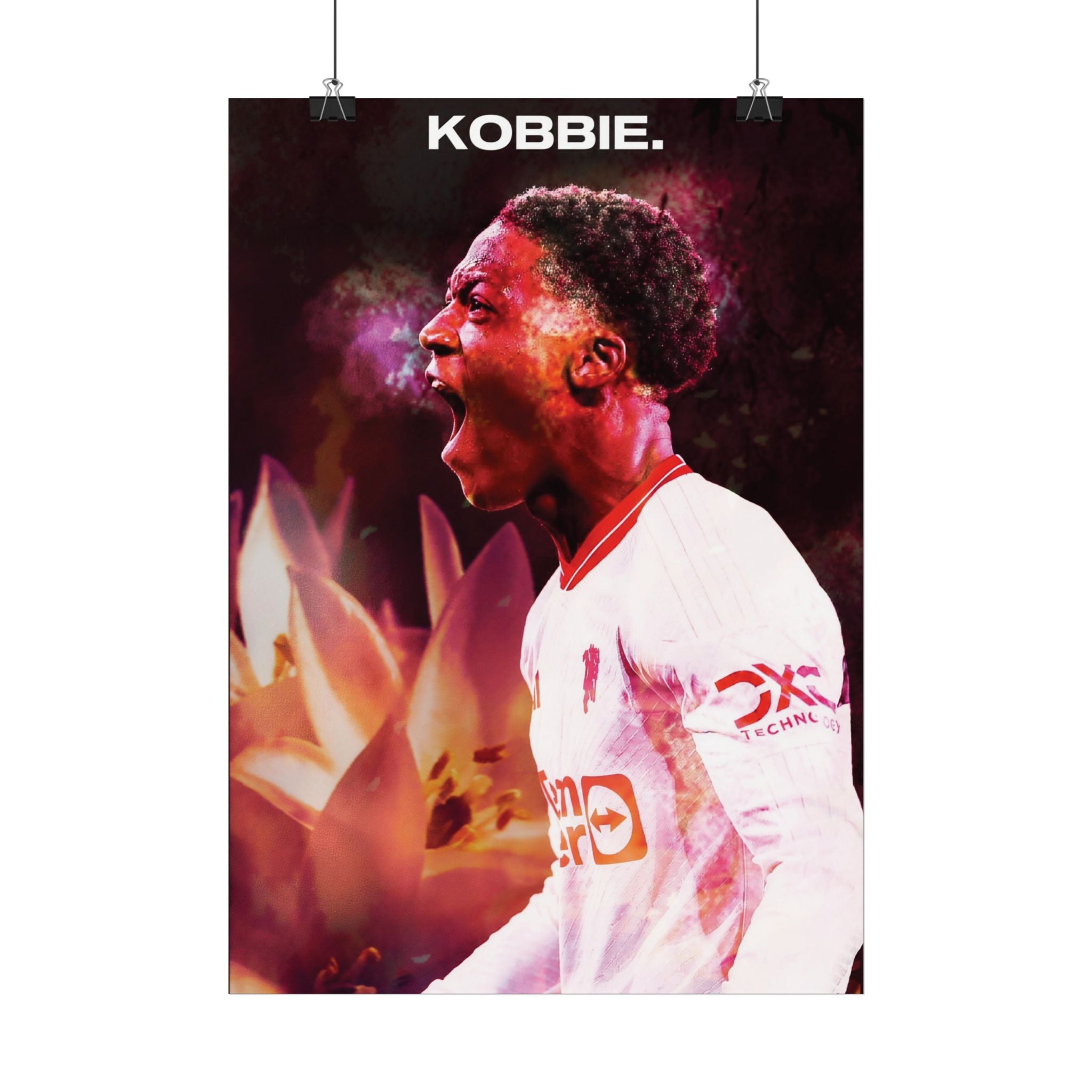 Kobbie Mainoo Floral Poster