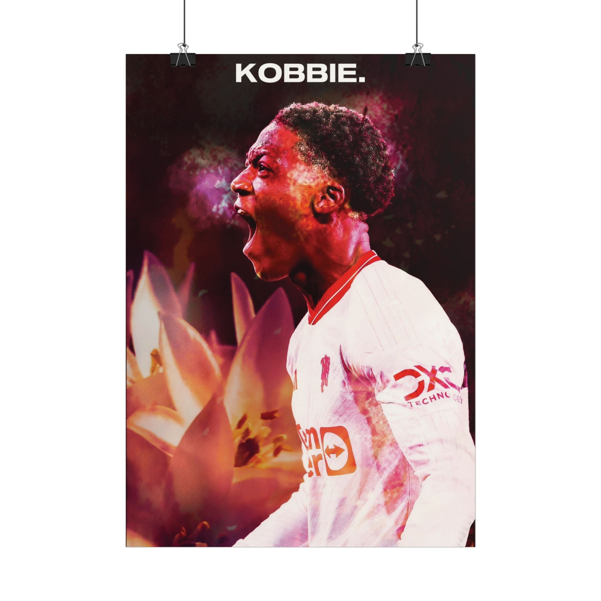 Kobbie Mainoo Floral Poster