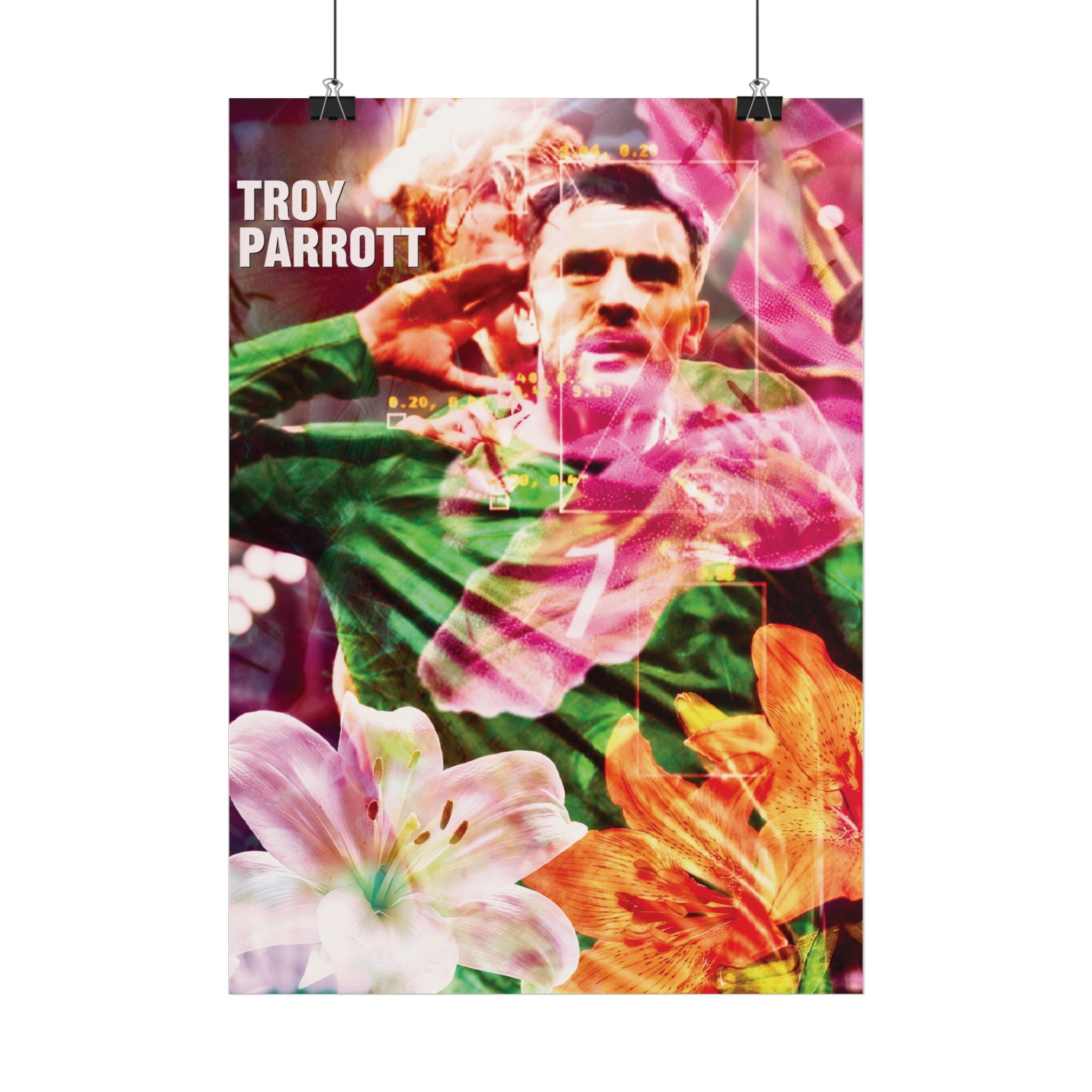 Troy Parrott Floral Poster